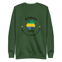 Gabonese Unisex Premium Sweatshirt,African Tshirt,Africans in Diaspora,African American,African Couples,African Families,Gifts for Africans