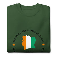 Ivorian Unisex Premium Sweatshirt,African Tshirt,Africans in Diaspora,African American,African Couples,African Families,Gifts for Africans