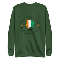 Ivorian Unisex Premium Sweatshirt,African Tshirt,Africans in Diaspora,African American,African Couples,African Families,Gifts for Africans