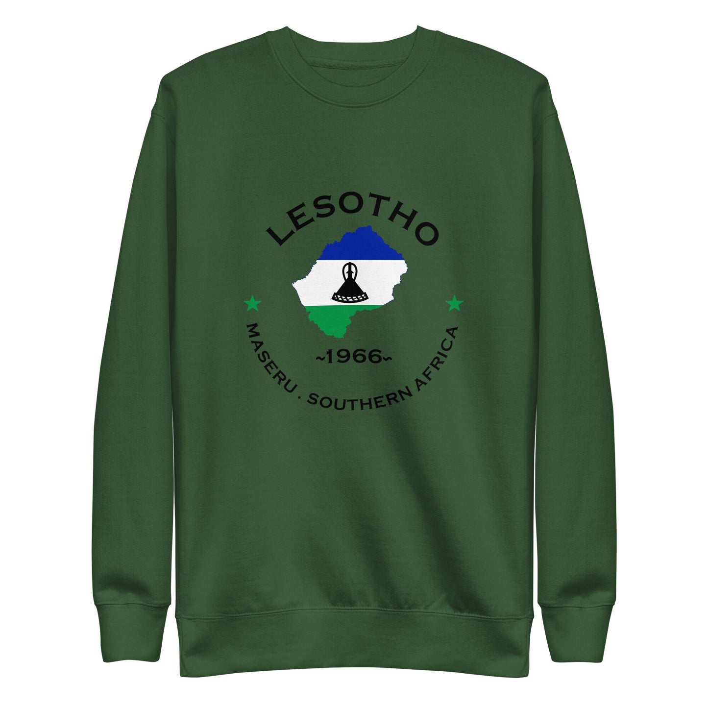 Lesotho Unisex Premium Sweatshirt,African Tshirt,Africans in Diaspora,African American,African Couples,African Families,Gifts for Africans