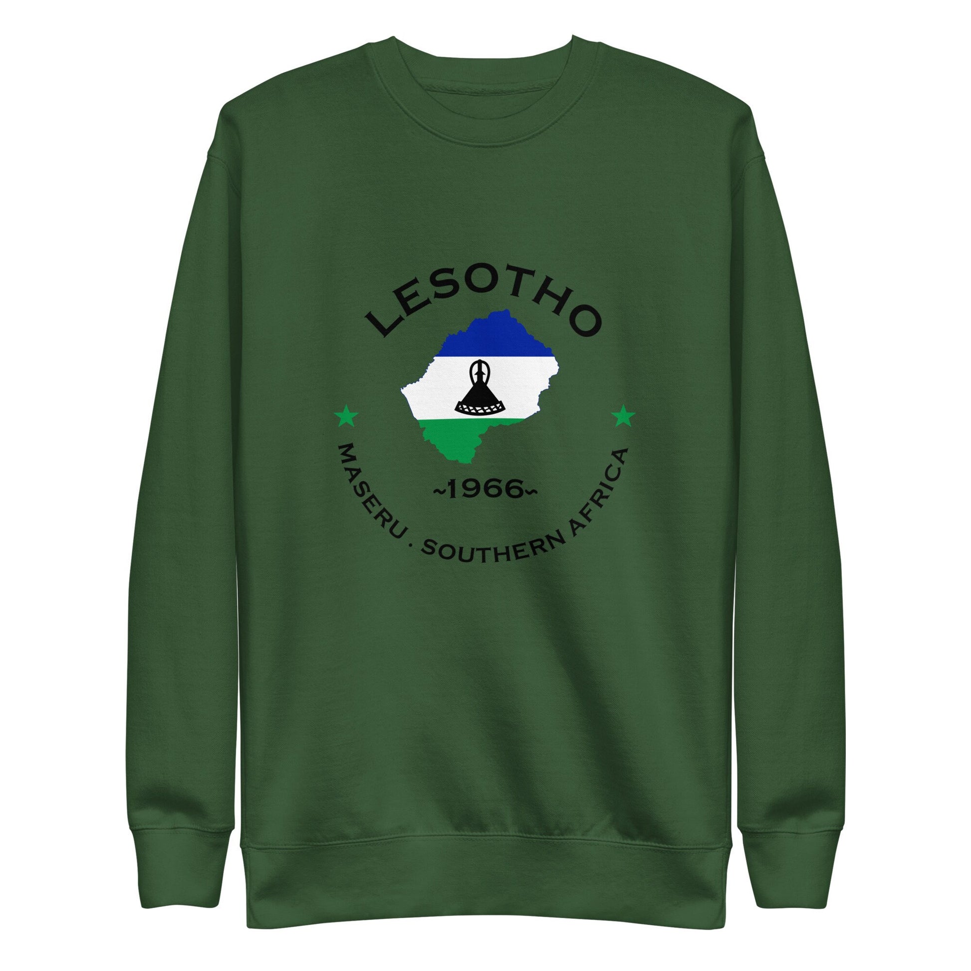 Lesotho Unisex Premium Sweatshirt,African Tshirt,Africans in Diaspora,African American,African Couples,African Families,Gifts for Africans