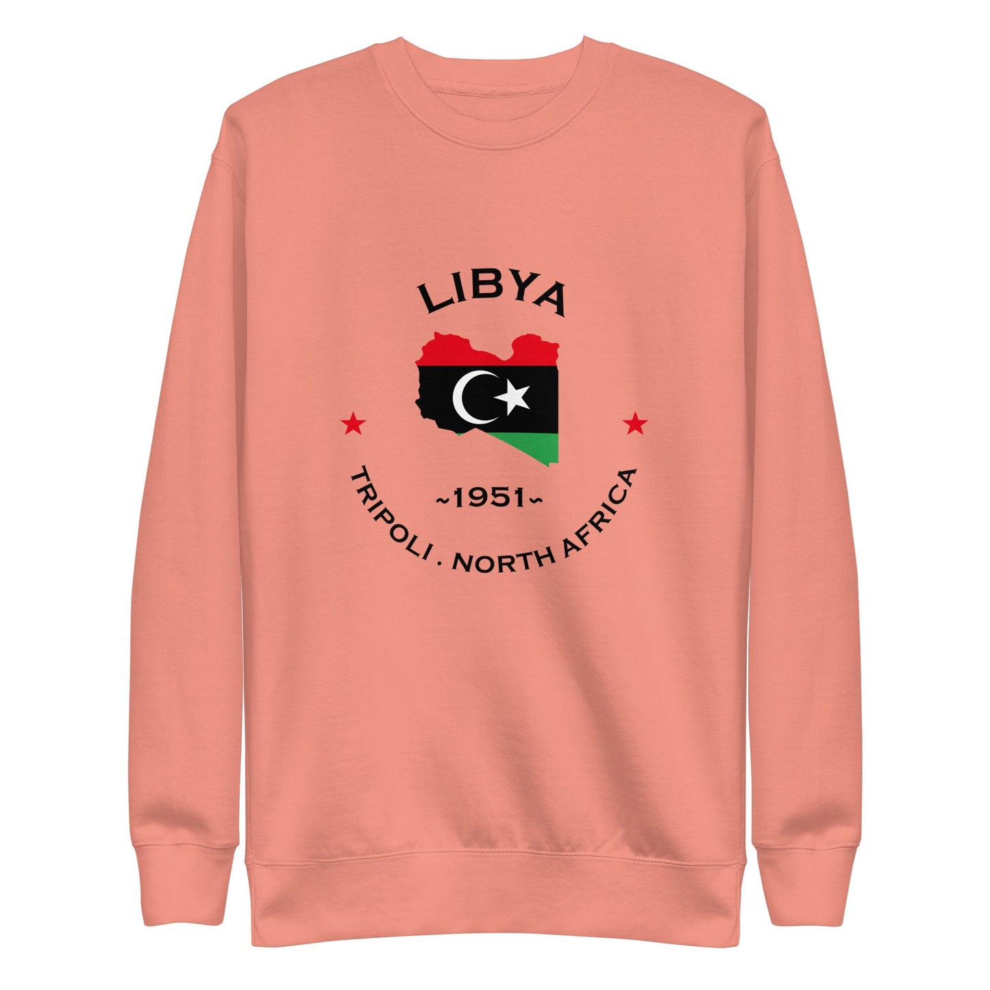 Libyan Unisex Premium Sweatshirt,African Tshirt,Africans in Diaspora,African American,African Couples,African Families,Gifts for Africans