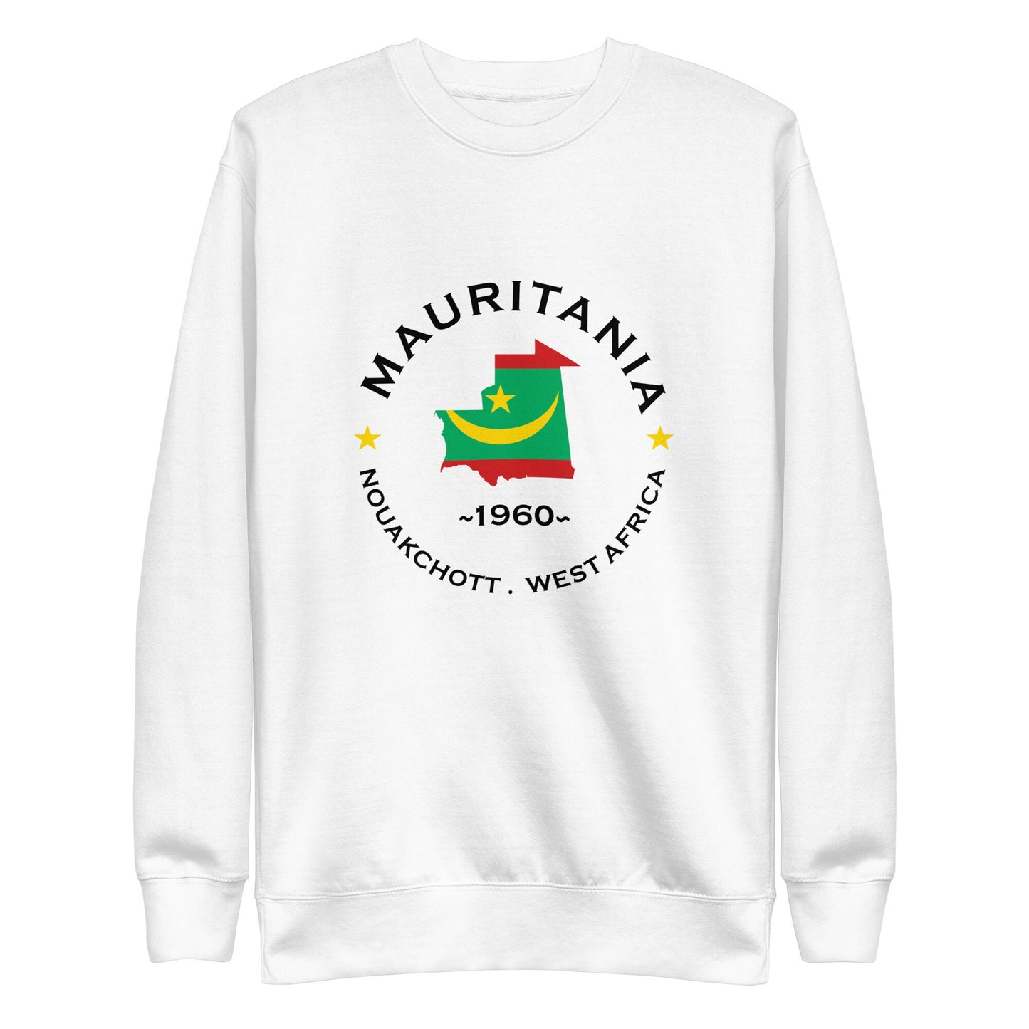 Mauritanian Unisex Premium Sweatshirt,African Tshirt,Africans in Diaspora,African American,African Couples,African Families