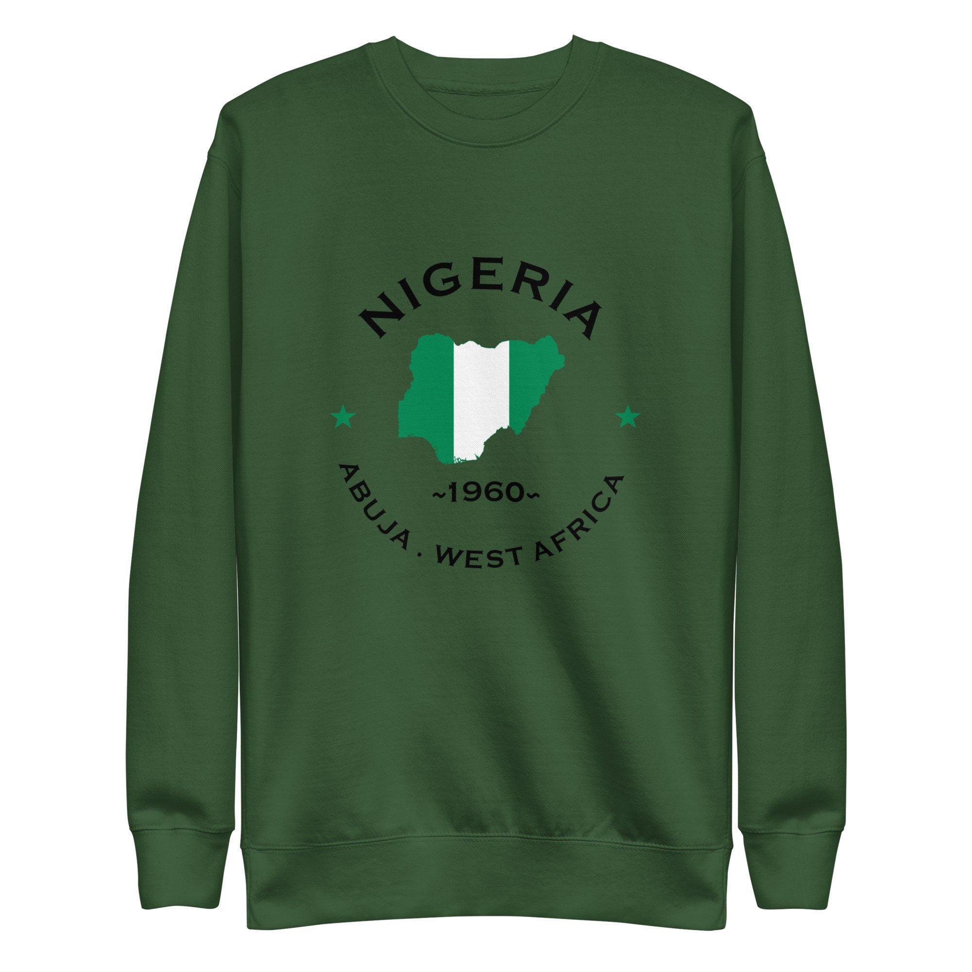 Nigerian Unisex Premium Sweatshirt,African Tshirt,Africans in Diaspora,African American,African Couples,African Families,Gifts for Africans