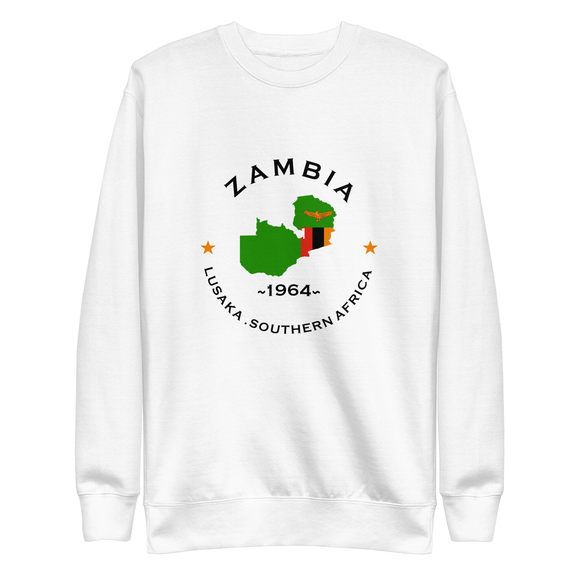 Zambian Unisex Premium Sweatshirt,African Tshirt,Africans in Diaspora,African American,African Couples,African Families,Gifts for Africans