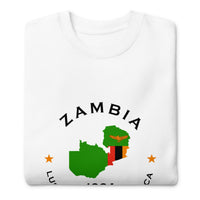 Zambian Unisex Premium Sweatshirt,African Tshirt,Africans in Diaspora,African American,African Couples,African Families,Gifts for Africans