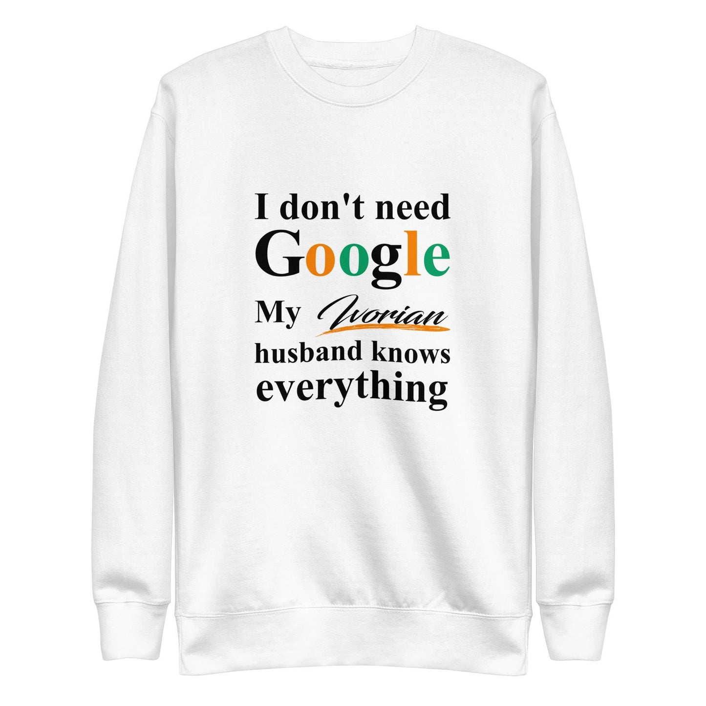 Ivorian Funny Husband Premium Sweatshirt