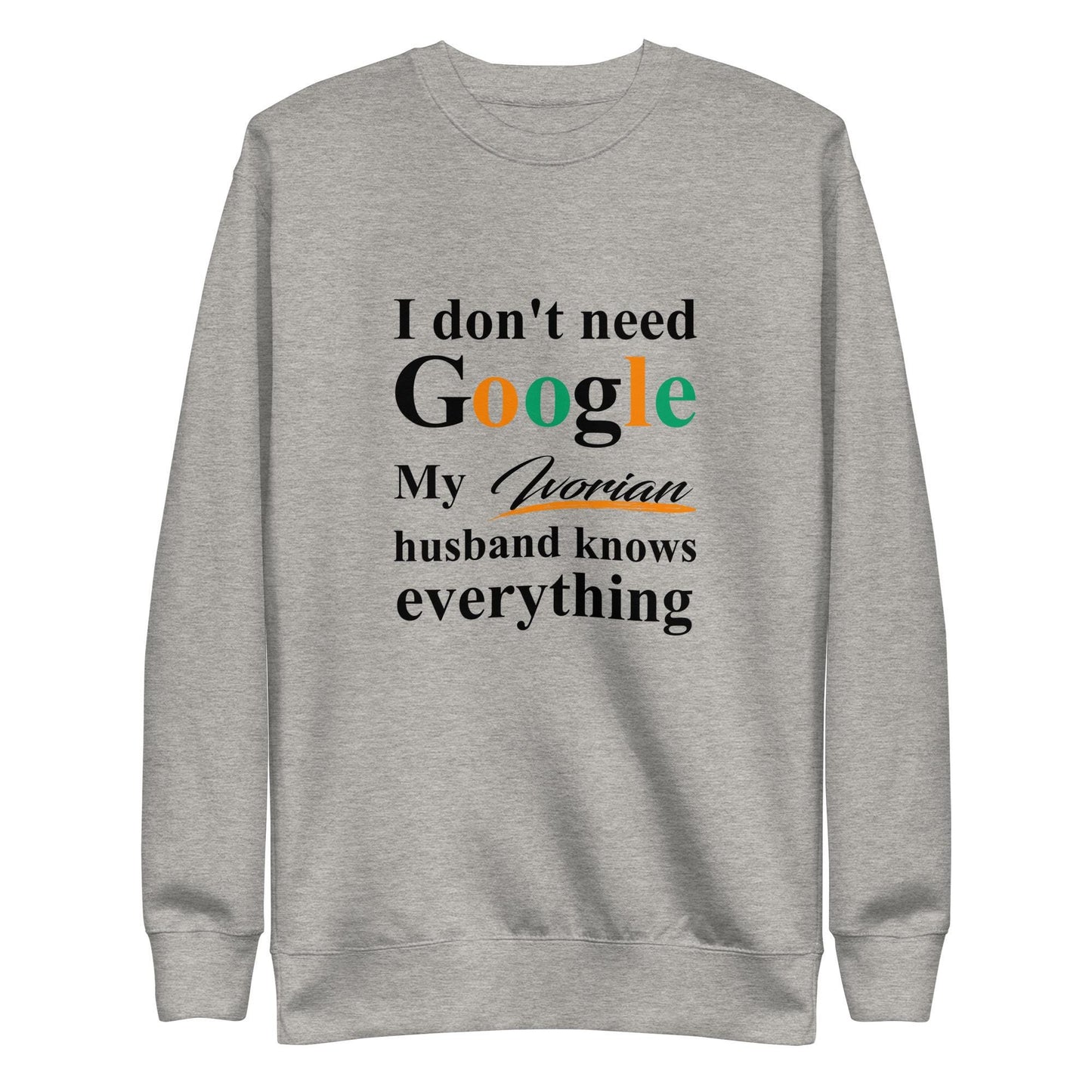 Ivorian Funny Husband Premium Sweatshirt