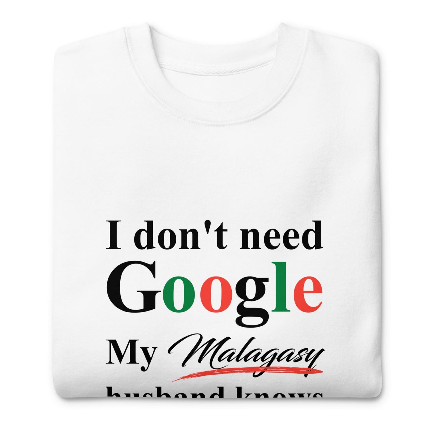 Madagascar Funny Husband Premium Sweatshirt