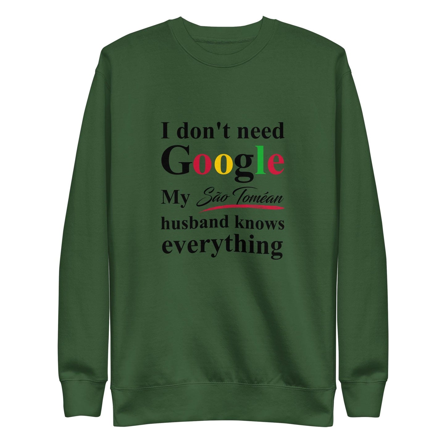 São Tomé and Príncipe Funny Husband Premium Sweatshirt