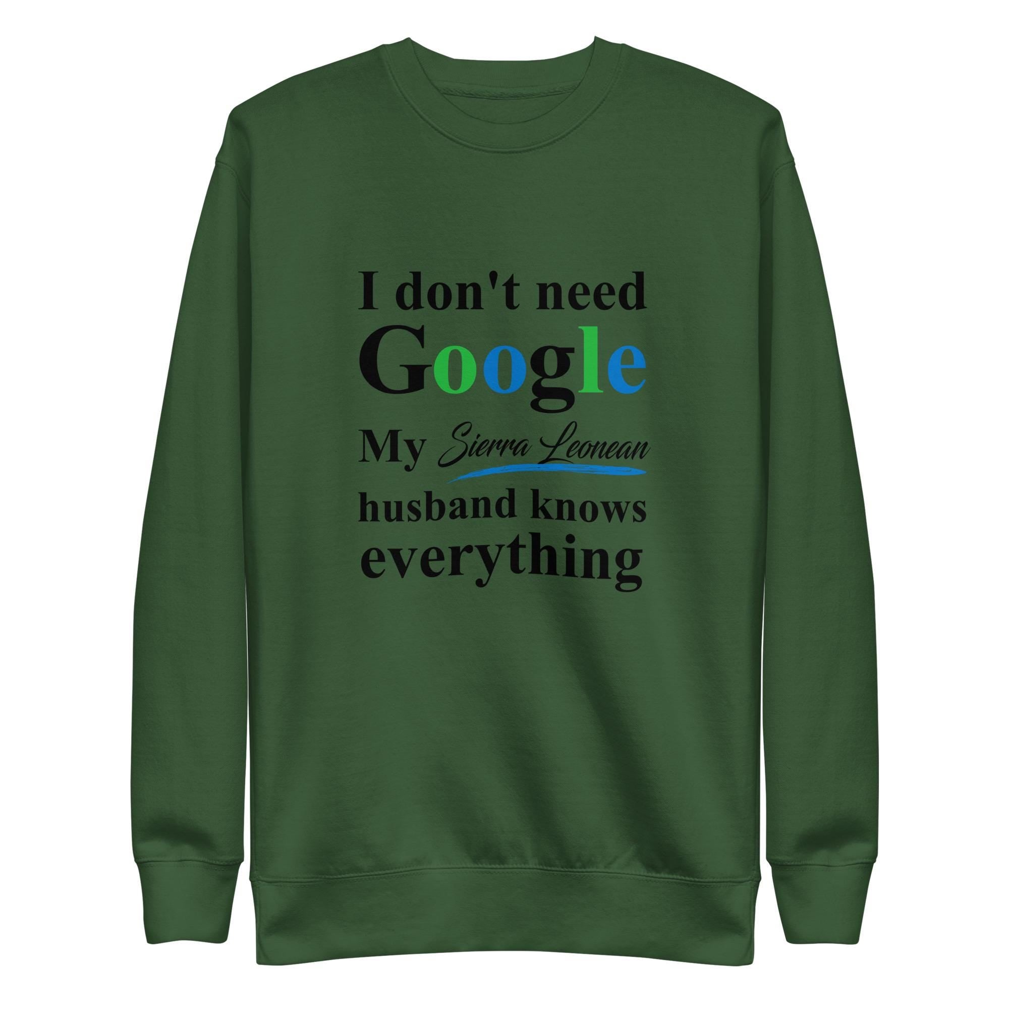 Sierra Leone Funny Husband Premium Sweatshirt