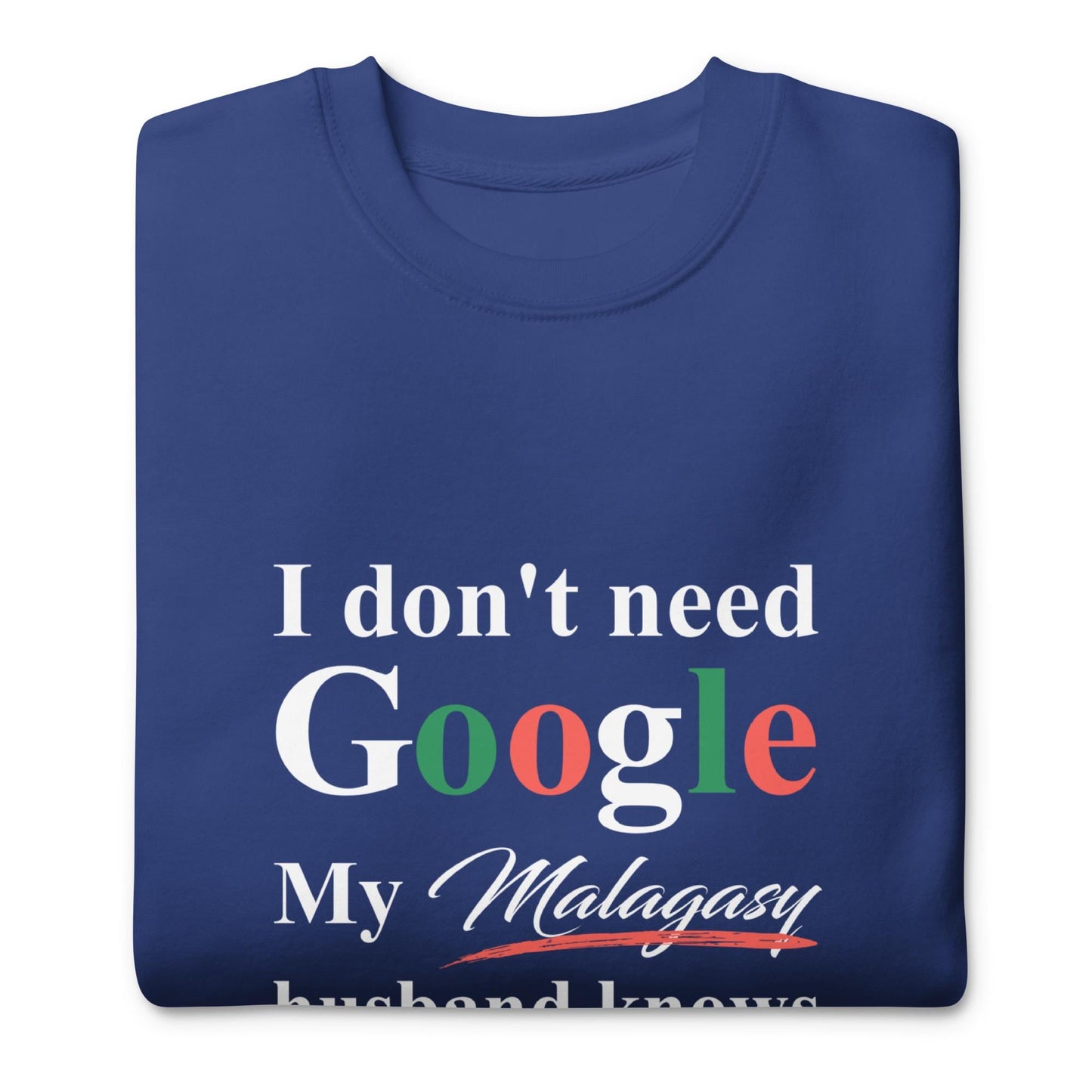 Madagascar Funny Husband Premium Sweatshirt