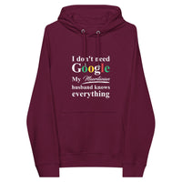 Mauritanian Funny Husband eco raglan hoodie