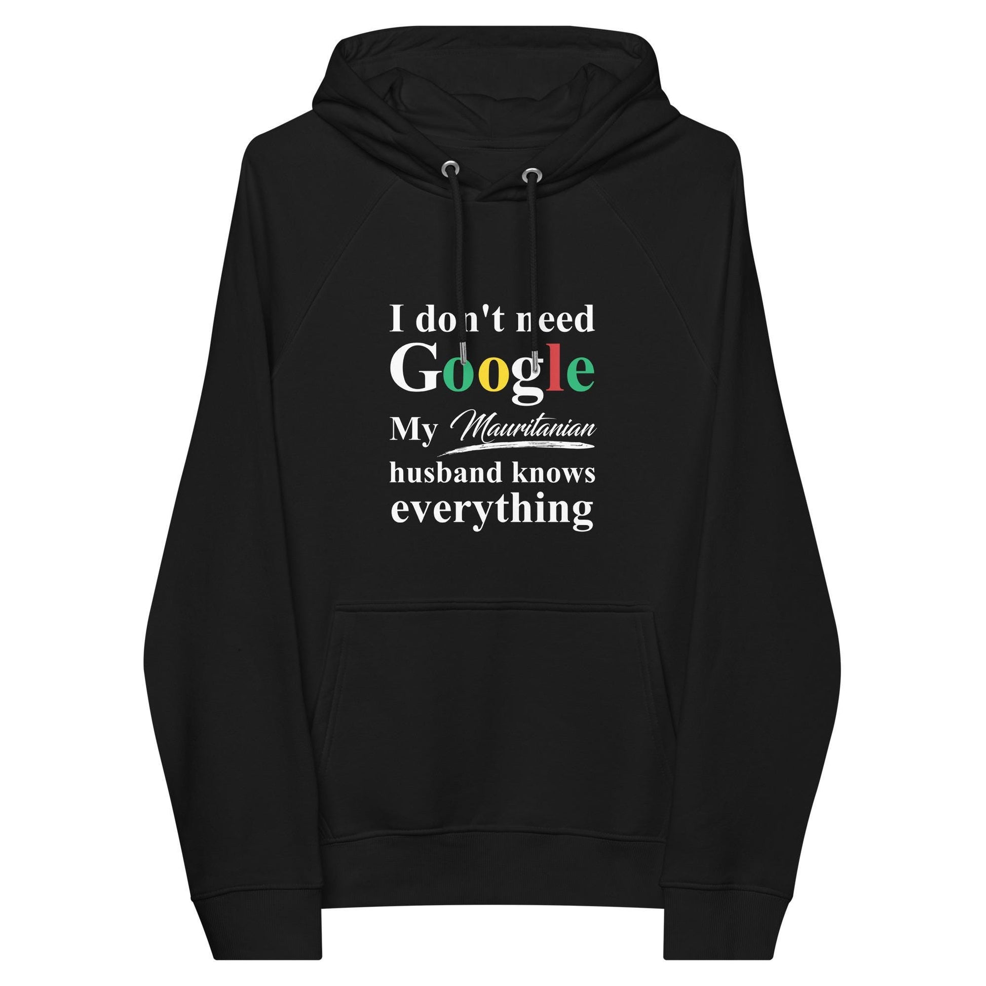 Mauritanian Funny Husband eco raglan hoodie