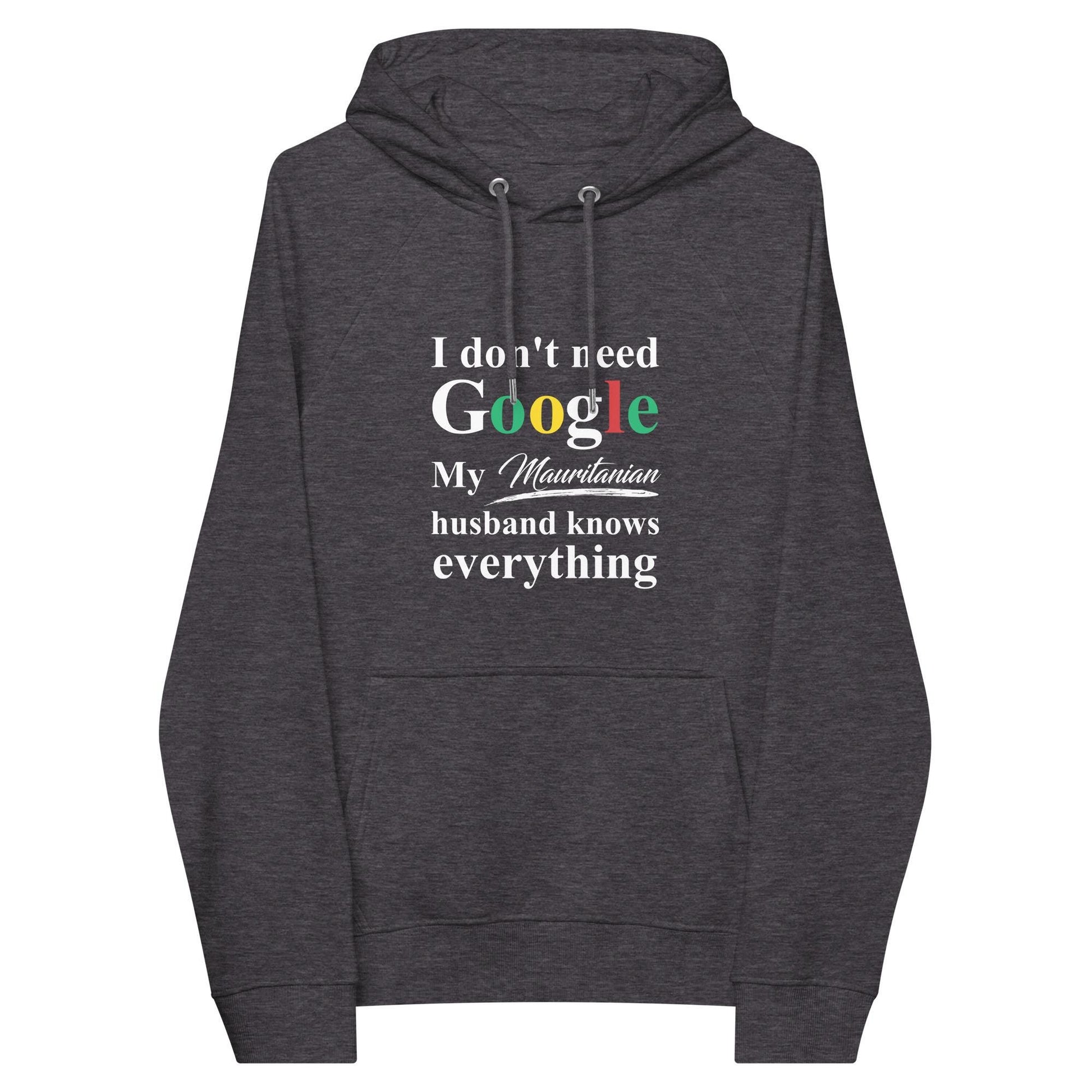 Mauritanian Funny Husband eco raglan hoodie