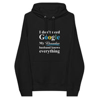 Rwandan Funny Husband eco raglan hoodie