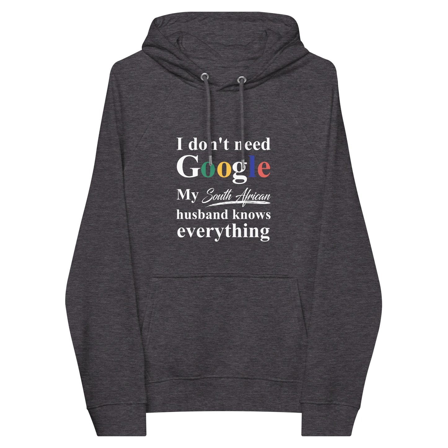 South African Funny Husband eco raglan hoodie