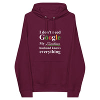 Zambian Funny Husband eco raglan hoodie