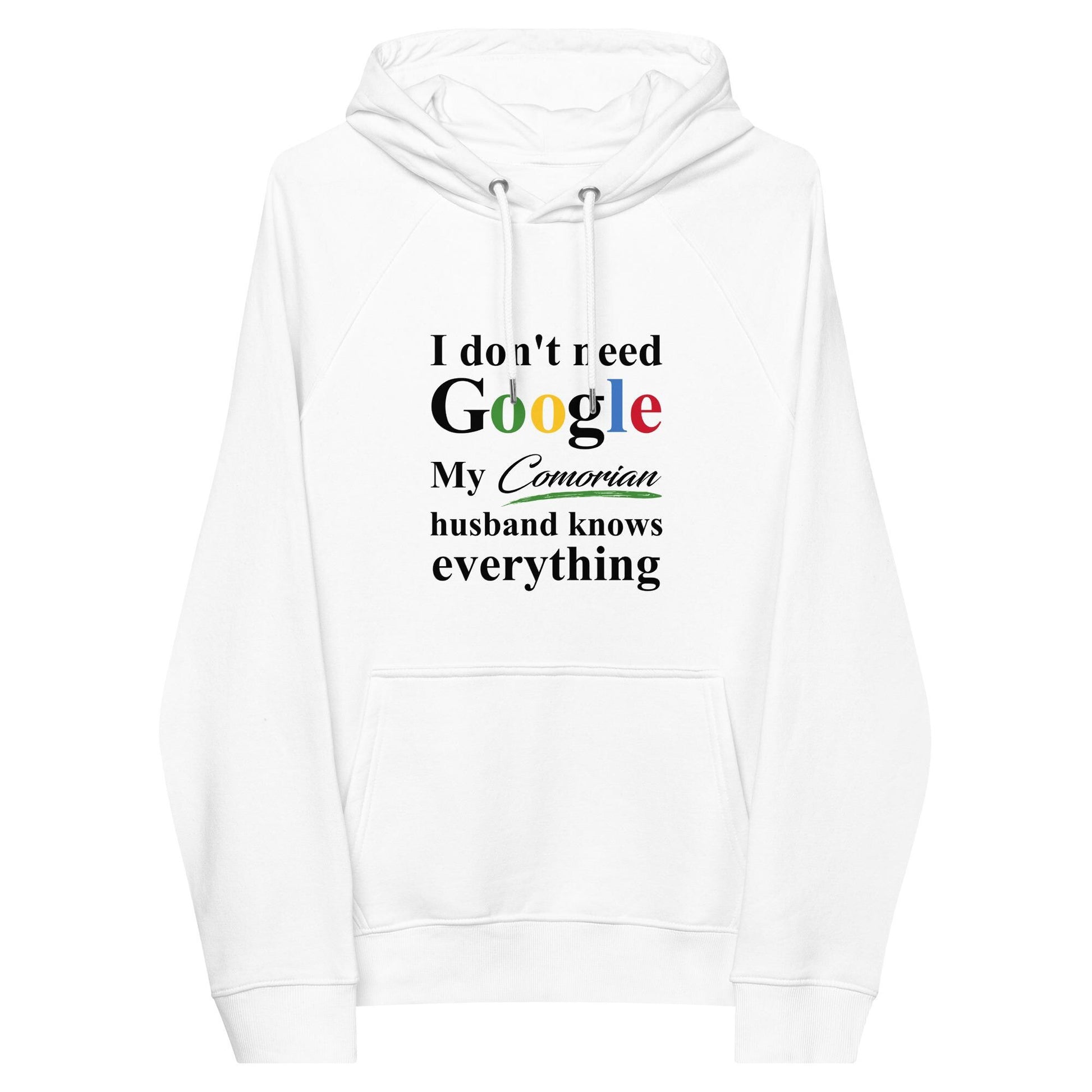 Comorian Funny Husband eco raglan hoodie