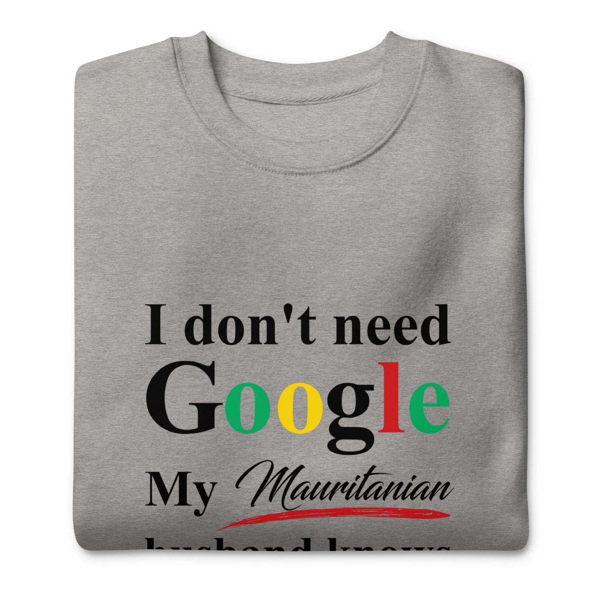 Mauritanian Funny Husband Premium Sweatshirt