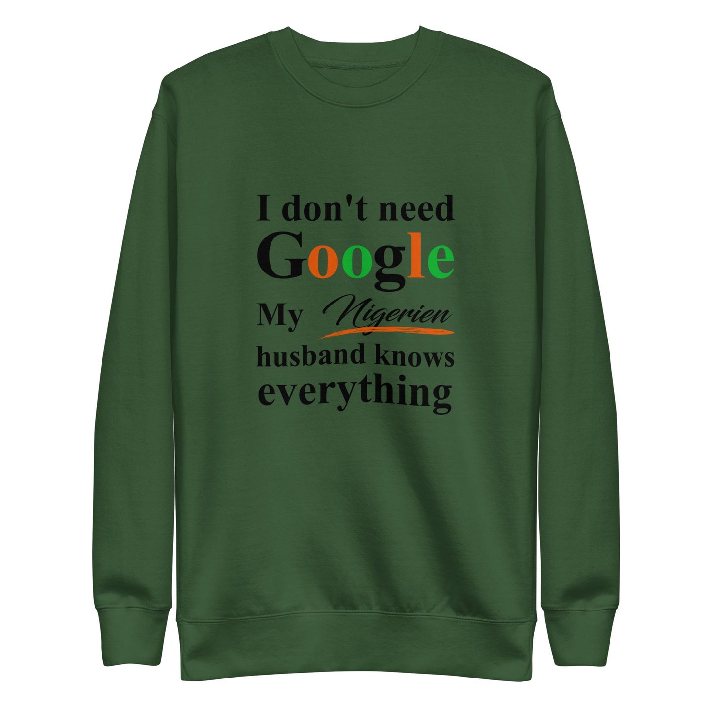 Nigerien Funny Husband Premium Sweatshirt