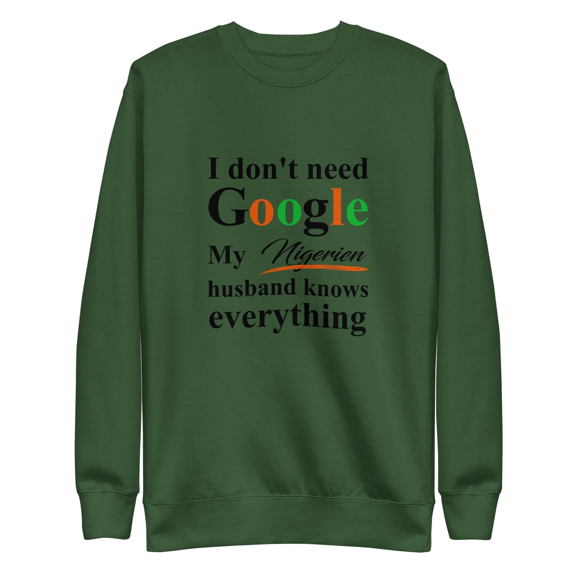 Nigerien Funny Husband Premium Sweatshirt