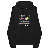 Mauritian Funny Husband eco raglan hoodie