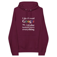 South African Funny Husband eco raglan hoodie