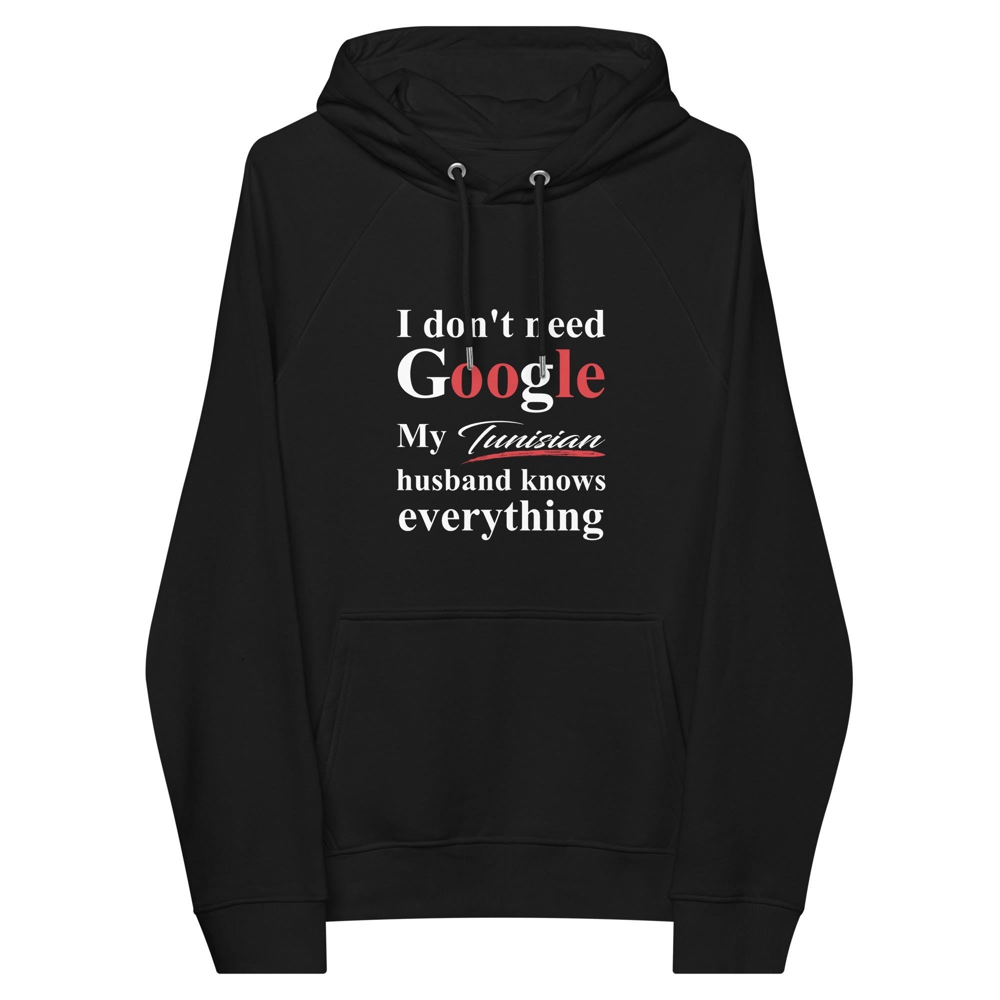 Tunisian Funny Husband eco raglan hoodie