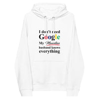 Mauritian Funny Husband eco raglan hoodie